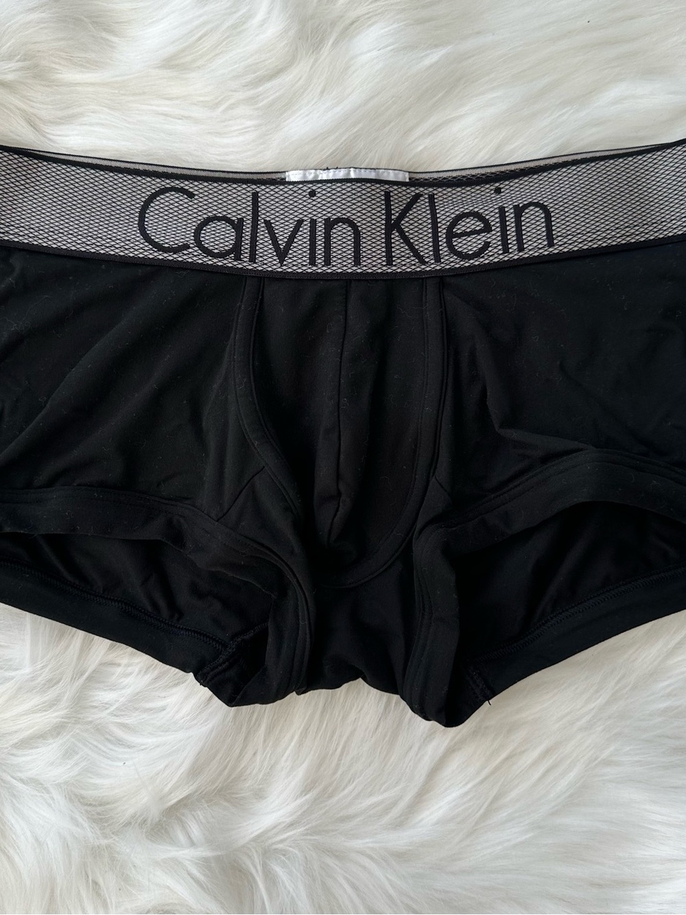 Calvin Klein Customized Stretch Low Rise Trunk Men’s Small Black NWOT - Picture 5 of 10